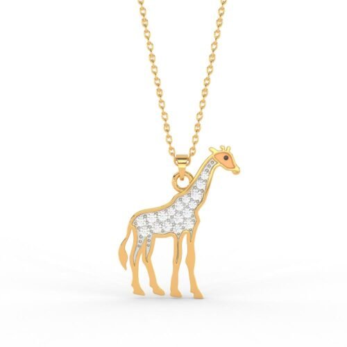 GoldenGrace Giraffe Pendant