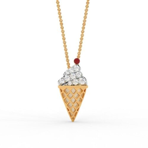 FrostyDelight Gold Charm