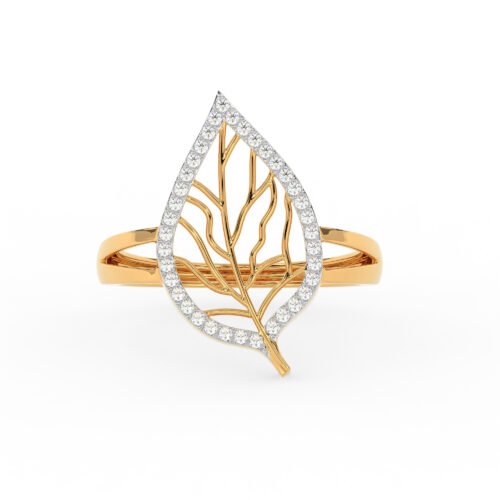 Eternal Leaf Vintage Diamond Ring