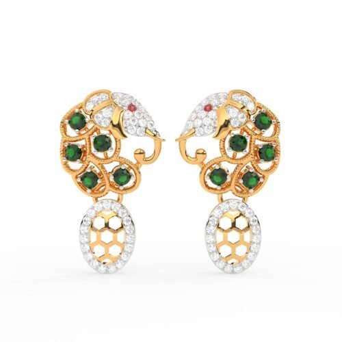 Golden Trunklet Earrings