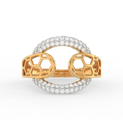 Oval Crown Ring