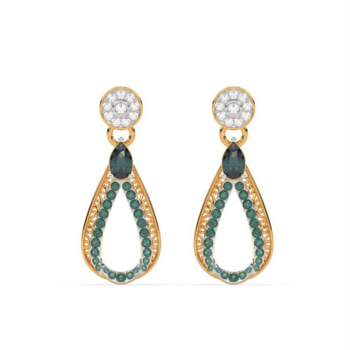 Twistra Gold Earrings