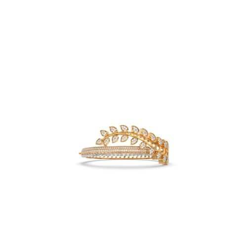 The Sweep Leaf Diamond Bangle
