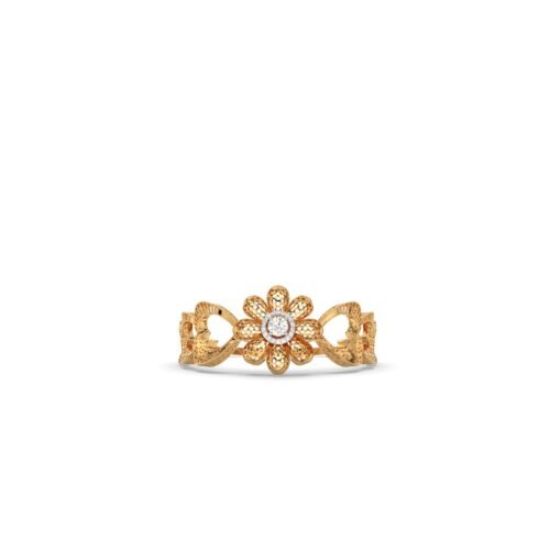 Daisy Crown Open Bangle