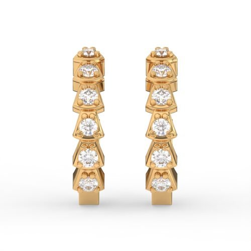 Imperia Diamond Hoops Earrings