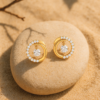 Royal Halo Earrings - Thumbnail Image 3