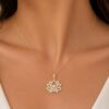 Luminous Lotus Pendant - Thumbnail Image 2