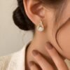 Entwined Diamond Earrings - Thumbnail Image 2