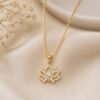 Luminous Lotus Pendant - Thumbnail Image 3