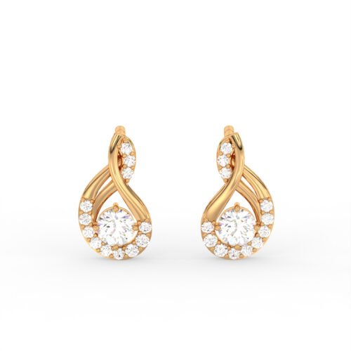 Entwined Diamond Earrings