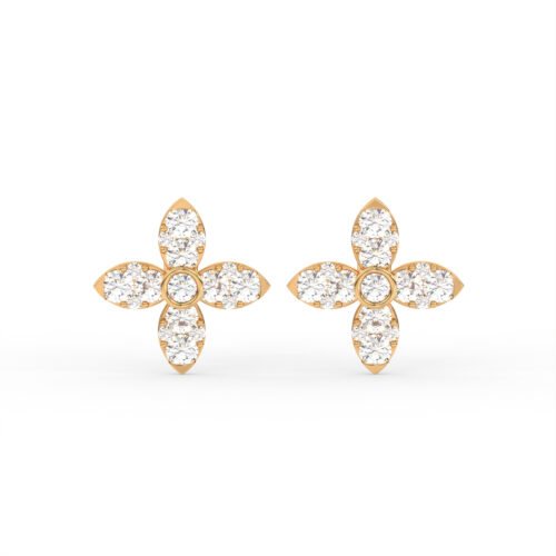 The Petal Bloom Diamond Studs